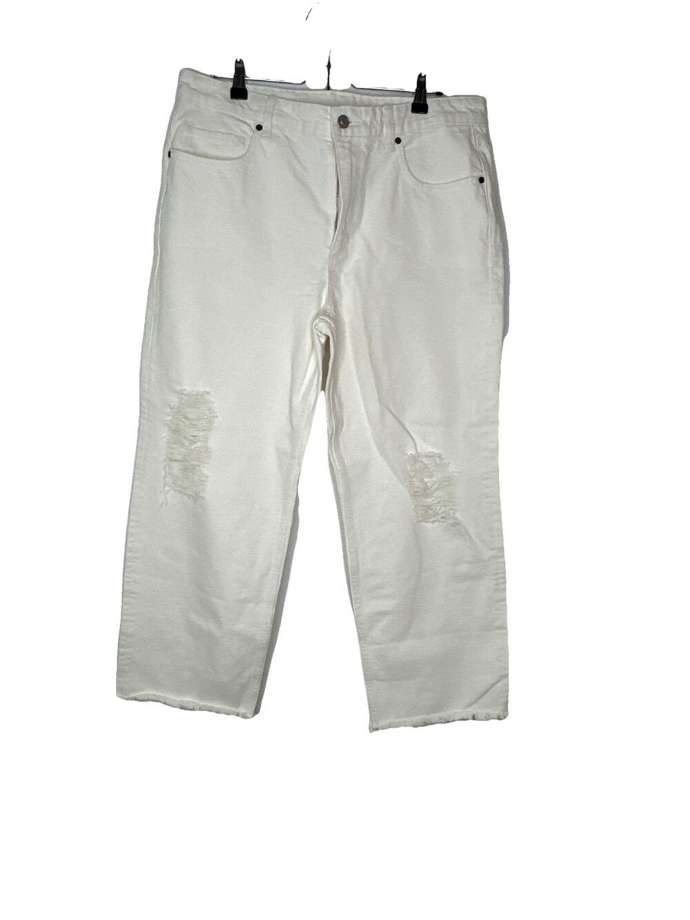 ALLSAINTS April Destroy White Denim Jeans Sz 31